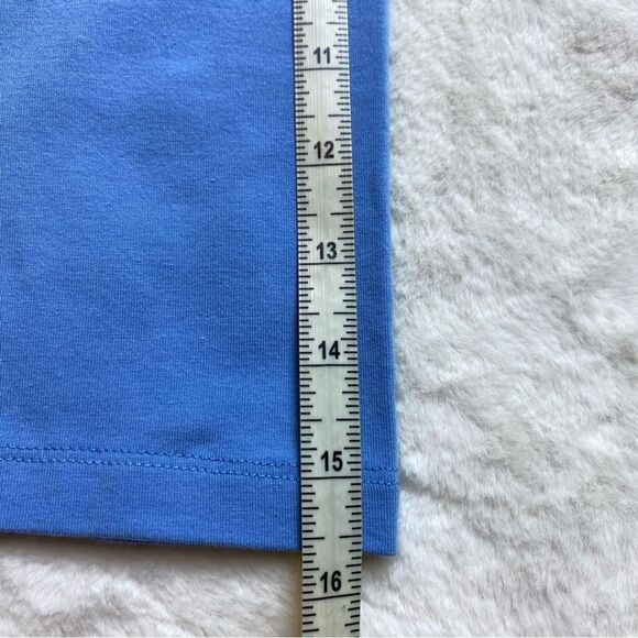 Soft Surroundings Light Blue Surplice Wrap Top Size Medium - Picture 8 of 8